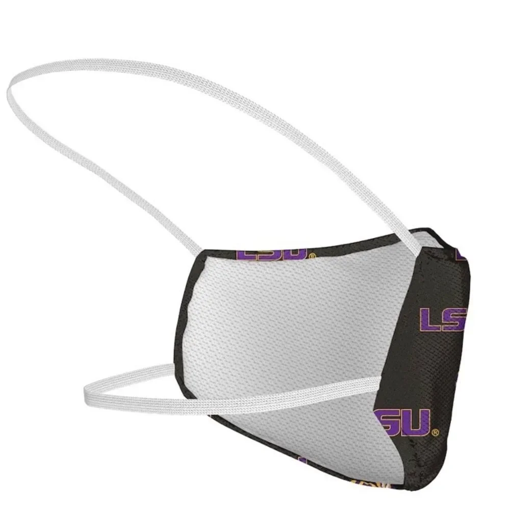 New in Package LSU Louisiana Tech Tigers Face Covering Face Mask Masks Set of 3